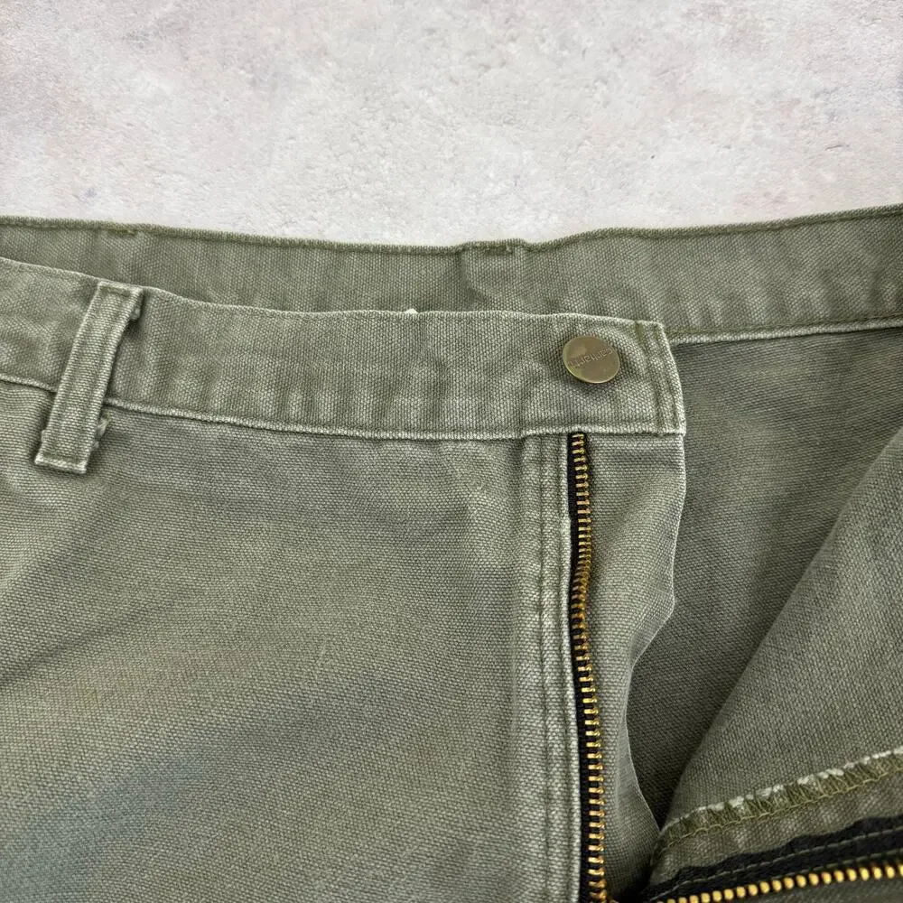 Carhartt Pants Men's 42x32 (Act 40x30) B11 MOS Dungaree Carpenter Canvas Read